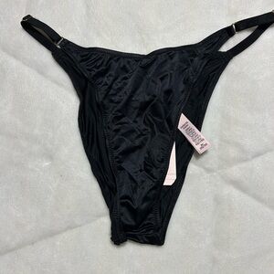 Victoria’s Secret Black Brazilian-Style Bikini Bottom